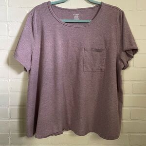 Jockey Women's Lavender Short Sleeve Tee